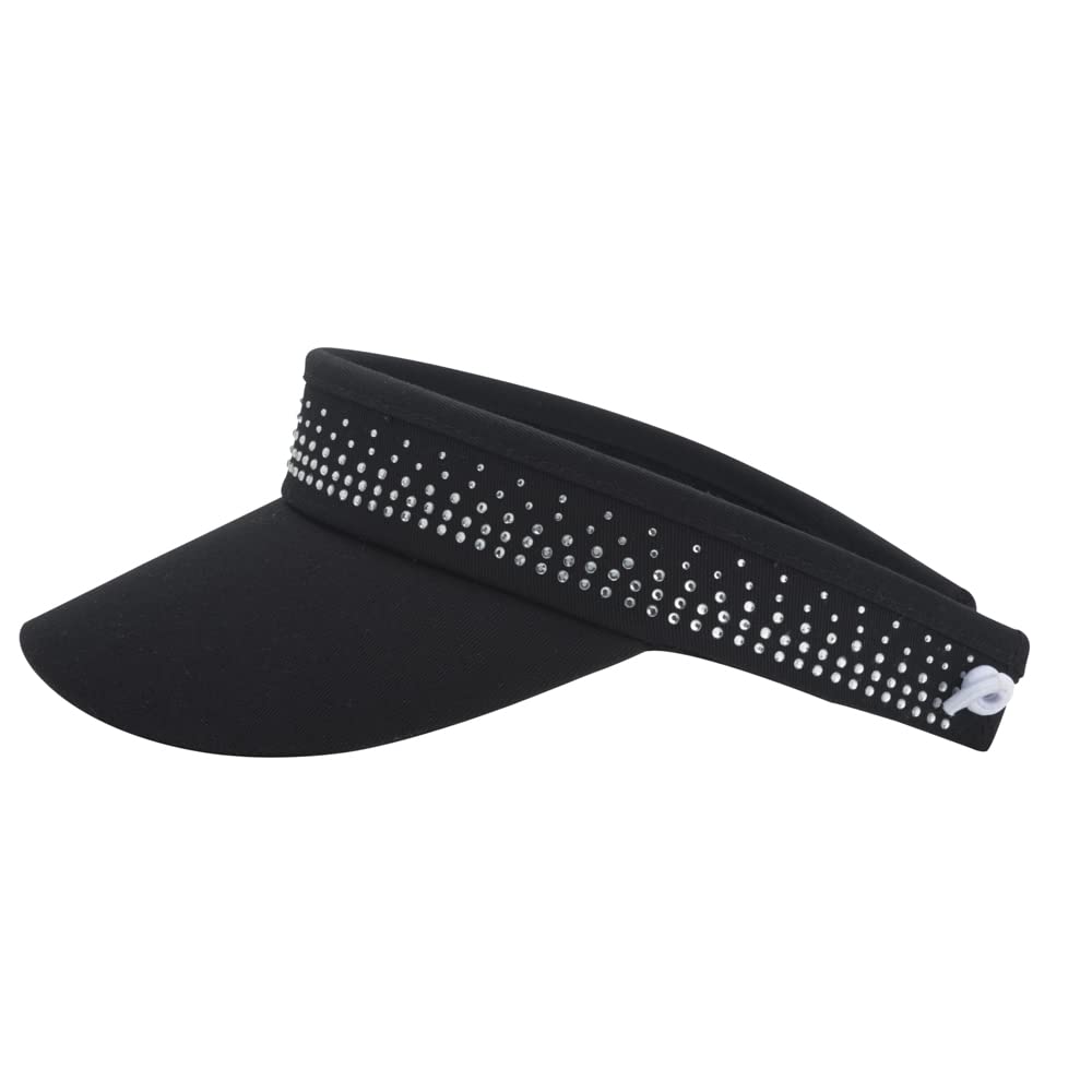 Surprizeshop Womens Golf Embellished Crystal Visor - Visière - Femme