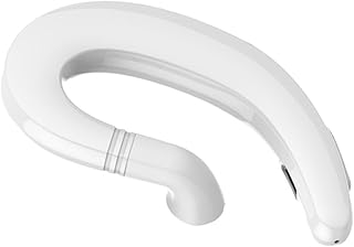 UKCOCO 1Pc Fones De Ouvido Fones De Ouvido Brancos Fones De Ouvido Condução Óssea Fones De Ouvido Pendurados Tampões De Ouvido Gancho De Ouvido Branco Indução Fone De Ouvido Branco