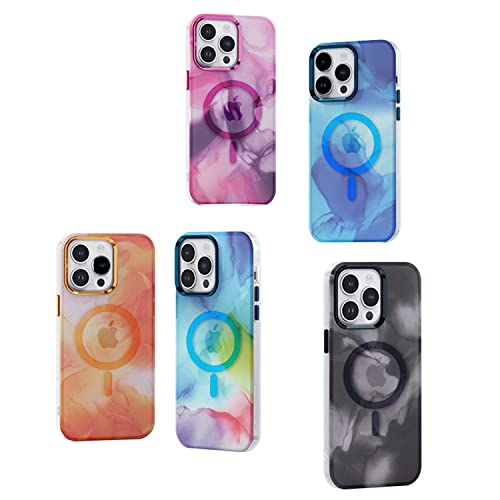 Fonessary Magnetic Case For Iphone 14 Pro Max 6.7Inch,Protective Soft Tpu Bumper Frame And Pc Back Phone Case For Iphone 14 Pro Max Mag Safe-Black #TOP1