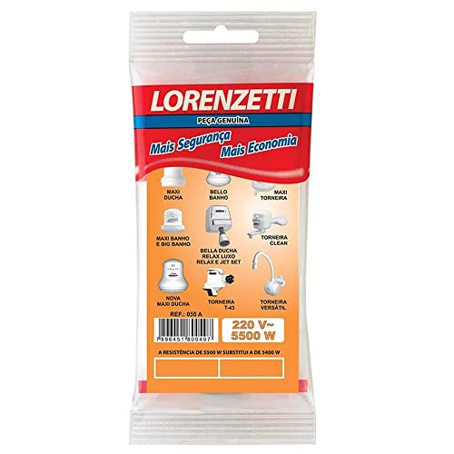 Resistência 220V 5500W Md/J3/T43 055A, Lorenzetti, 7589029, Metal, Pequeno