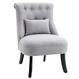 Vintage-Stil: Die elegante Form inklusive der geschwungenen Beine und der getufteten Rückenlehne verleihen dem Sessel einen angesagten Vintage-Look.