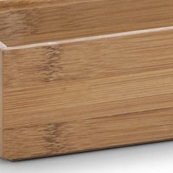 Zeller Storage Box Bamboo 23x7,5x5cm, Wood, Multi-Colour