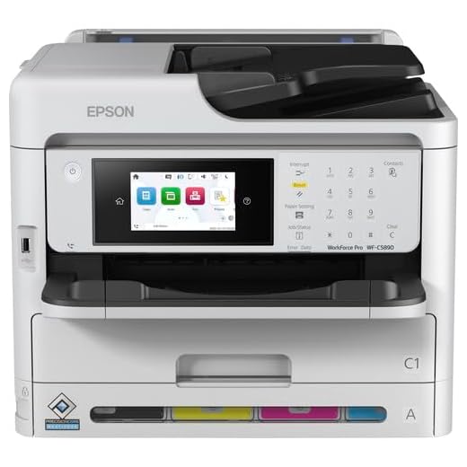 Epson Pro WF-C5890, Impressora Multifuncional, Wi-Fi, Ethernet, Fax, Duplex Automático, ADF