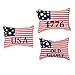 ABOOFAN 3 Pièces L' indépendance Jour Oreillers Drapeau Américain Coussin Patriotique Décoratif Mini Oreiller 4Th de Juillet Coussin Décoration de La Maison
