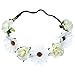 Produktbild Sasstaids Stirnbänder Boho Damen Blumen Blumen Festival Hochzeit Girlande Haar Kopf Band Beach Party