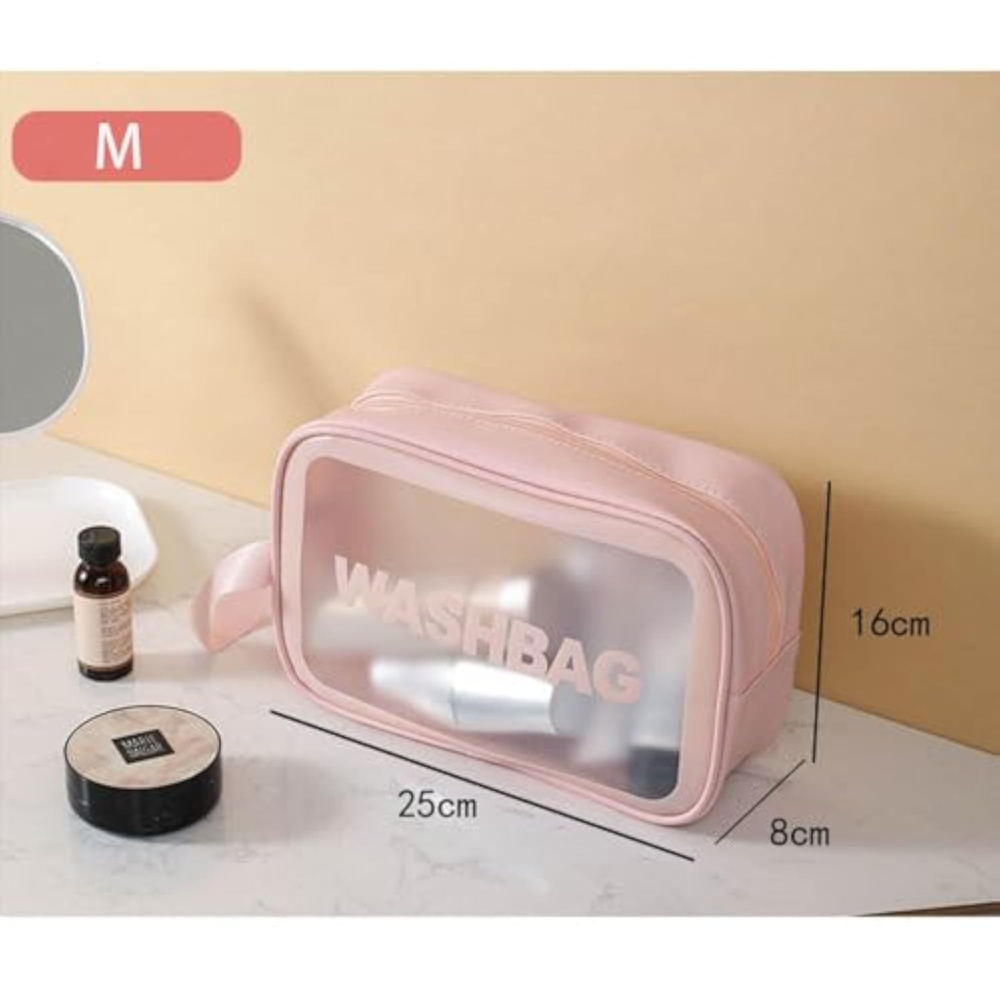 Travel Makeup Bag, Large Capacity 3-Piece Set