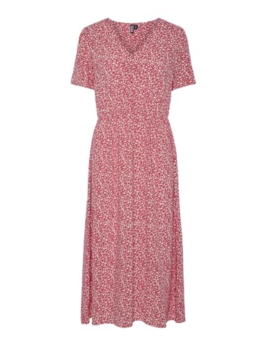 Robe mi-longue manches courtes PIECES Pctala pour un look tendance
