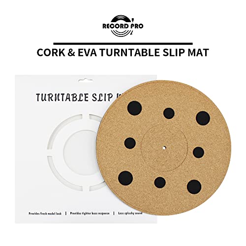 Vinyl Slipmat - Cork&Eva Turntable Slipmat For Better Sound Support On Vinyl Lp Record Player - Slip Mat #TOP6