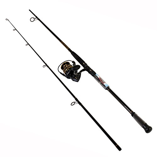 PENN Battle II 5000 Spinning Reel Combo, Surf, 8 Feet, Medium Power