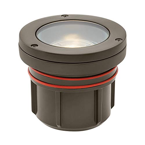 Black Friday - 60% OFF Hinkley Landscape Lighting Flat Top LED Well Light – Highlights Important Landscape Features and Surfaces and Increases Home Security, Bronze Finish, 50W Equivalent 8W LED Light, 15702BZ-8W3K