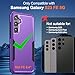 Oterkin for Samsung Galaxy S23 FE Case, 3 in 1 Galaxy S23 FE 5G Case with 2Pcs Tempered Glass Screen Protector, 10FT Military Grade Defense, Heavy Duty Protection (Purple)