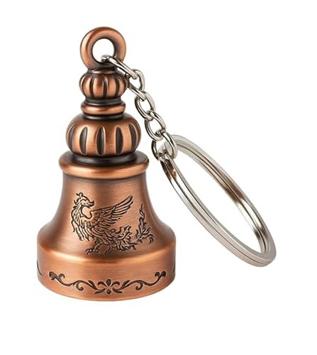 Image of Techpro guardian bell for bike Tibetan Key Chain Good Luck Key Chain For Bike key ring guardian bell keychain