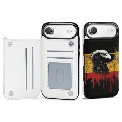 Coque de téléphone portable iPhone 17 anti-choc et porte-carte