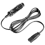 HKY 12V Mini Fridge Car Cooler Cool Box Power Adapter Lead Cable for Amazon Basics DS04 Car Freezer AstroAI Portable Fridge Car Charger Automobile Cigarette lighter 2 Pin Plug in for Electric Cool Box