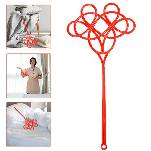 Baluue Teppich- Und Teppichklopfer Manueller Teppichklopfer Paddel Rattan-Teppichklopfer Flüsterer Handgefertigter Staubklopfer In Blumenform Kunststoff Quilt-Reinigungswerkzeuge Für