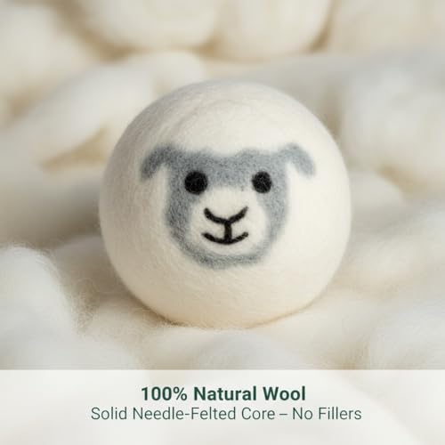 Balles de séchage 100% laine fait main de qualité supérieure - 6