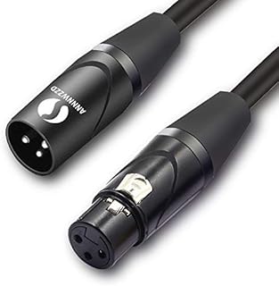 LinkinPerk XLR CableXLR Male to Female Microphone Extension Cable, Amplifier, Mixing Desk or Speaker System(2M)