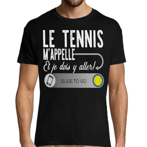 T-shirt tennis homme rigolo : fini les pannes d'idées de cadeau anniversaire pour papa