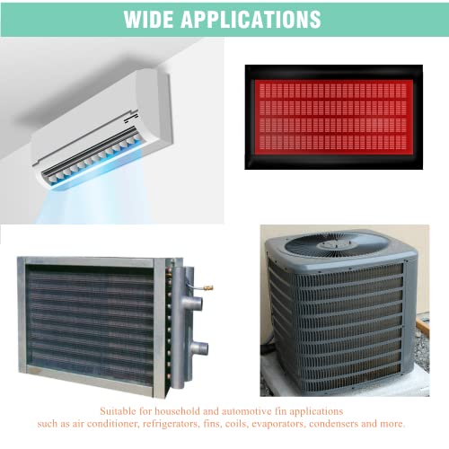 LONCHDAN 10 Pcs Air Conditioner Fin Comb Cleaner kit AC Coil Cleaning Brush Fin Combs Condenser Fin Straightener AC Evaporator Comb Radiator Repair Clean Tool (Multicolor-10pcs) by LONCHDAN - Used condition - Image 8