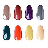 CLAVUZ Gel Nail Polish Set Soak Off Color Changing Nail Polish Base and Top Coat Manicure Nail Art Kit