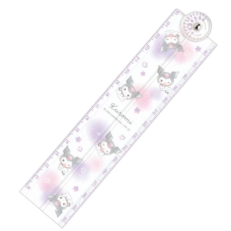 Amazon | カミオジャパン クロミ 分度器付き折りたたみ定規 じょうぎ