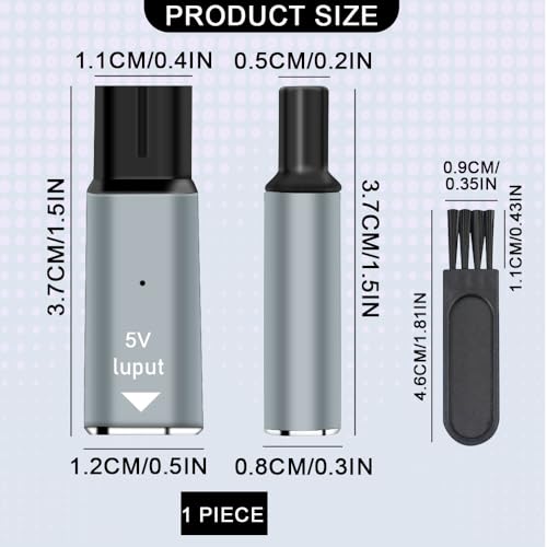 Laderadapter voor Phillips OneBlade QP2734, QP2724, QP2824, QP2834, QP4631, MG5910, MG7910, MG9510, QP1924, QP1324, USB-C Shaver Trimmer, oplader, converter, compatibel met Philipp - Afbeelding 3