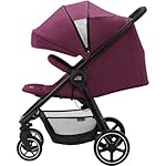 BRITAX RÖMER Buggy B-AGILE M, Ein-Hand-Faltmechanismus und kompakte Größe, von Geburt bis 4 Jahre (bis 22kg), Cherry Wine
