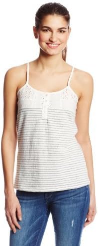 Gramicci Women's Jade Sailor Stripe Tank Top, Cream, Small