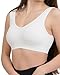 Coobie Seamless Comfort Bra,White,Large