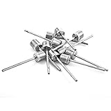 Rebily Ball Nadel Basketball Nadel Inflator Nadel Inflatable Nadel Refill Spezielle Nadelventil Nadel Fußball Inflate Nadel Nadel, 100 Basketball Pump