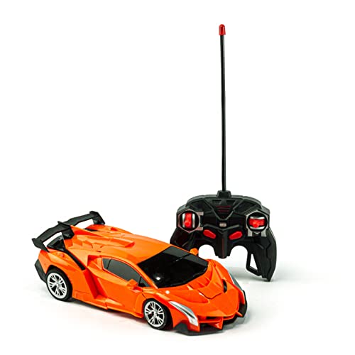 Carrinho Vira Robô Com Controle Remoto - Mega Compras