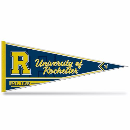 Rico Industries NCAA Rochester Yellowjackets Classic 12" x 30" Felt Wall Décor Pennant - Great for Home/Bed Room/Man Cave Décor