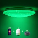 【Gruppenfunktion】 Durch das Erstellen von Lichtgruppen in der APP können Sie nicht nur eine einzelne deckenleuchte, sondern mehrere LED Deckenleuchten Alexa gleichzeitig steuern.