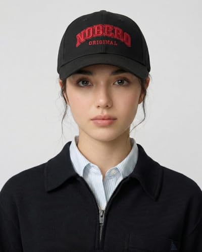 Image of Nobero Caps for Men | Premium Cotton Baseball Cap | Sports Cap for Men with Adjustable Strap | Stylish Casual Everyday Wear Cap | Breathable Unisex Lightweight Cap