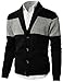 H2H Mens Casual Premium Slim Fit Knitted Jackets Thermal Warm Long Sleeve of Various Styles