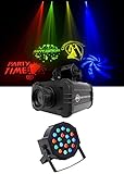 American DJ ADJ GOBO Projector IR LED Light w/ 4 Colors+4 Patterns+Wash Light