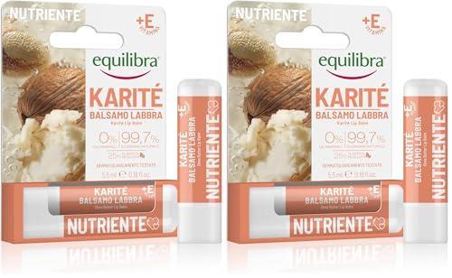 equilibra Viso, Karitè Stick Labbra, Balsamo Labbra ad Azione Protettiva