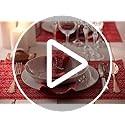 Cotton Printed Dinner Napkin - 12.6 x 12.6 In. - 6 Units per Roll - Noel – Image 8