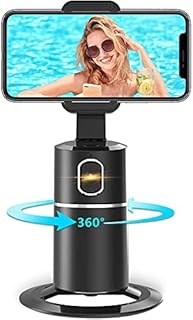 Smart Tracking HolderNO APP Required, Ushining Auto Face Tracking Cellphone Mount AI Tracking Tripod Selfie Stick Smart for Live Streaming/Vlogging/Video Shooting/All Phones/Tablets/iPad