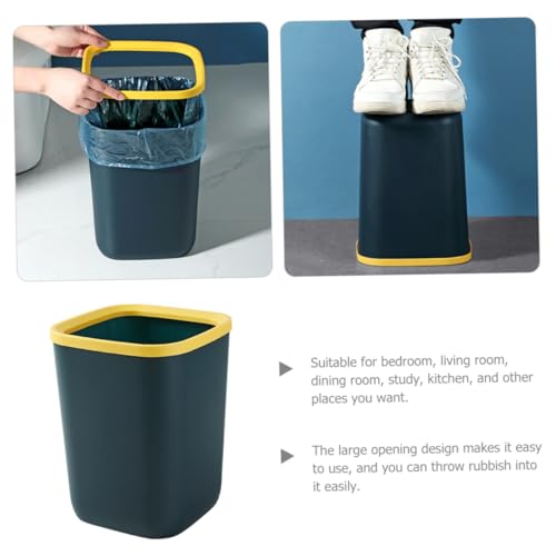 Caneca de basura rectangular para baño y escritorio miniatura 4