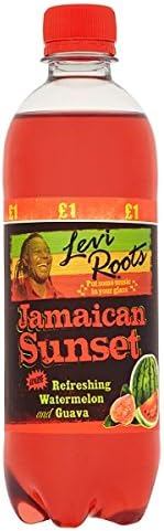 ( 12 Pack ) Levi Roots Jamaican Sunset with Refreshing Watermelon and Guava 500ml