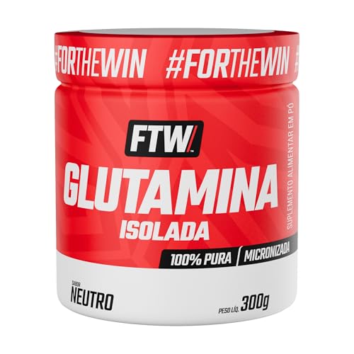 FTW Glutamina Micronizada Isolada 100% Pura com L-Glutamina Sem Aditivos, Suplemento Aminoácido para Dietas Específicas,...