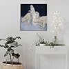 Dark Fantasy Art Wall Art Poster, Neutral Luxury Canvas Print for Living Room Bedroom,Inspired by Edmund Dulac The Dreamer of Dreams 12x12inch(30x30cm) #3