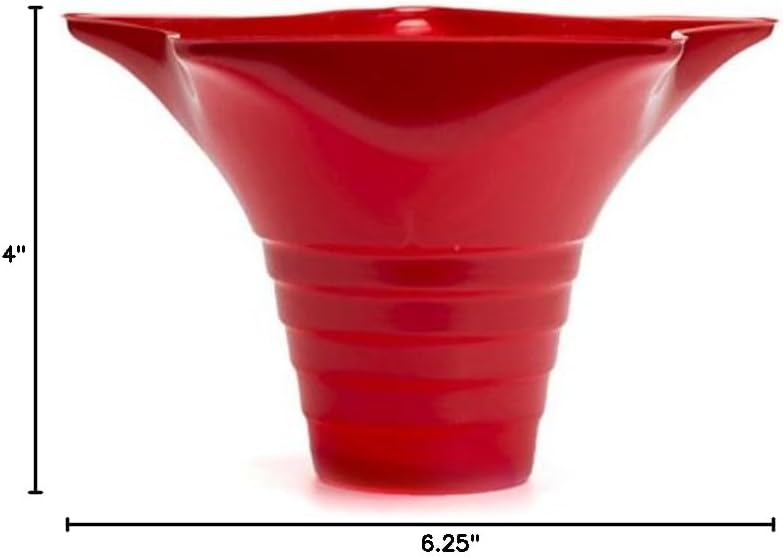 Hypothermias Shaved Ice Sno Cone Star Cups (6 OZ) 250 Count Red