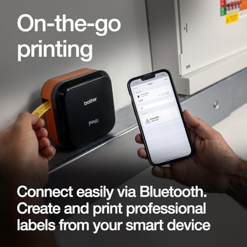 Brother P Touch PT E720BT Imprimante d'étiquettes transfert thermique Rouleau 2 4 cm 180 dpi jusqu'à 20 mmsec USB 2.0 Bluetooth - vue 8