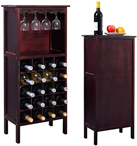 DREAADE Portabottiglie di Vino Cantinetta per Vino in Legno Aradio Scaffale Porta Vino per