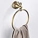 CBXSF Laiton Anneau Porte-Serviette Retro Pour La Cuisine Salle De Bain Porte-Matériel Towel Murale En Bronze Monté En Laiton Antique Serviettes Ronde Anneau, Laiton Antique