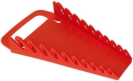 Ernst Manufacturing 5048 Gripper Wrench Organizer, 10 Tool, Red