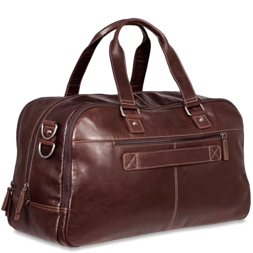 Jack Georges Voyager Weekender Duffle Bag #7921 (Brown)4