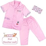 Disfraces niño niña con buena calidad. Después de recibir el juguete médico, lávelos con agua o detergente antes de ponérselos. Lavable y lavable a máquina. Si tiene alguna pregunta sobre el producto, no dude en contactarnos.